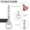 ASUNFO 6 Pcs Beadable Beer Opener Metal Decorative Beaded Bottle