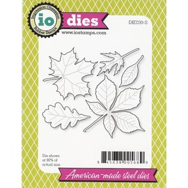 Impression Obsession io Steel Die Set # DIE030-S Leaves US American Made