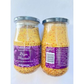 Trader Joe's 2 PACKS TRADER JOE'S WHOLE GRAIN DIJON MUSTARD EACH NET 12.3 OZ