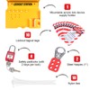 BULANGDI Lockout Tagout Kits,Electrical Security 27Pack Lock Kit,Lockout Station With