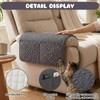 3Pcs Sofa Armrest Headrest Covers Set, Anti-Slip Armchair Protectors