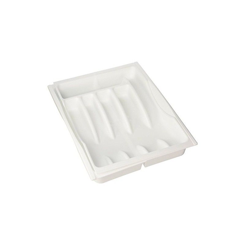Rubbermaid Adjustable Cutlery Tray, White
