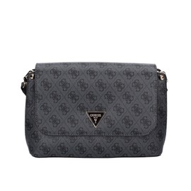 GUESS Women's Meridian Coal Logo Shoulder Bag, Coal logo