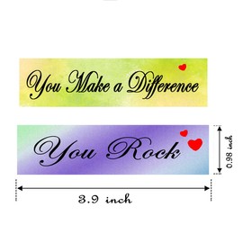 Anxiety Sensory Stickers - 30pc Inspirational Quote Calm Stickers for Adults, Teens & Classroom - Anti Stress Tactile Textured Adhesives