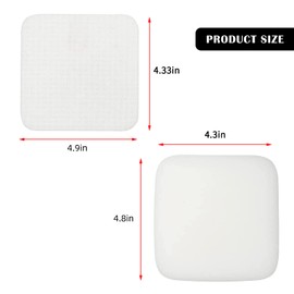 KingBra 4 Pack Foam & Felt Filter Kit Replacement Vacuum Filter Compatible with Shark Navigator Lift-Away ADV Corded Lightweight Upright Vacuum LA301, LA300