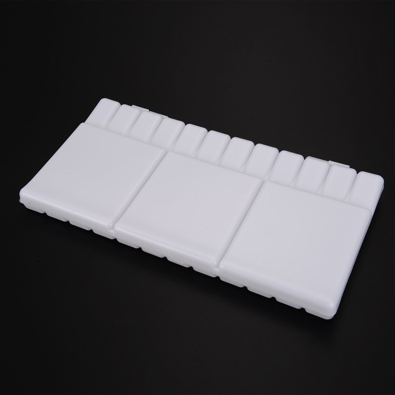 Shappy Watercolor Palette 33 Compartments Folding Paint Tray with 28