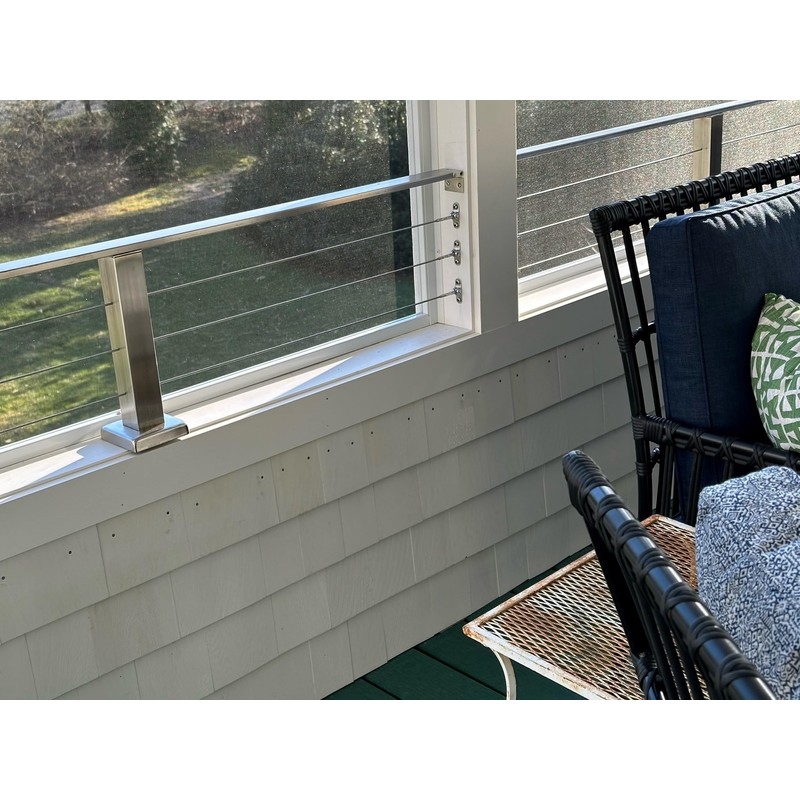 Stainless Steel Surface Mount Swivel Toggle Terminal End Fitting for