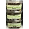 TRADER JOE'S DARK CHOCOLATE ROASTED PISTACHIO TOFFEE 3 PACKS EACH