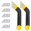 2 Pieces Joint Remover Tool with 5 Replacement Blades, Angled
