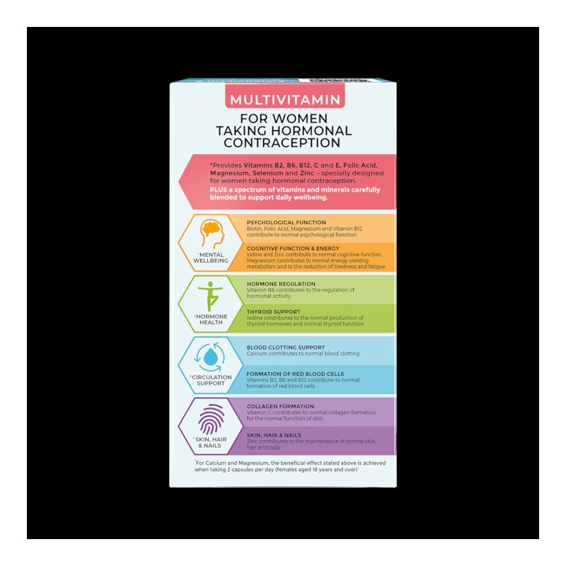 Health & Her Contraceptive Multivitamin Support 60 Tablets