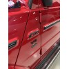 BRABUS Logo G-class 464 Red/Black FENDER BADGE EMBLEM Set Of