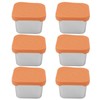 6pcs Sauce Cup 304 Stainless Steel Sealed Leakproof Salad Dressing
