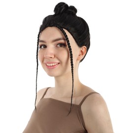 Wigs2you Women's H-5824 K-pop Girl Group Kim Braided Up Dovan Wig is made of flame resistant synthetic fiber and is perfect for that occasion