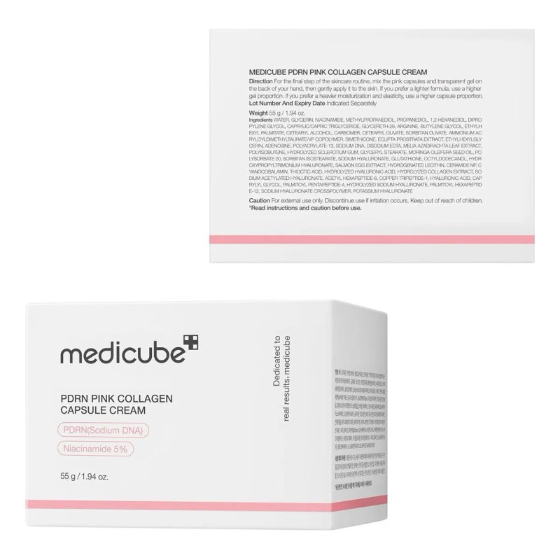 Crema Medicube Pdrn Rosa E Salmo Hidratante 55g Rostro