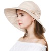 Summer Hat for Women Wide Brim Sun Protection Foldable Beach