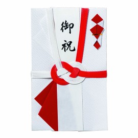Maruay Ceremonial Bag, Wedding Cardboard, Red and White, 10 Pieces, Knotted for Celebration, Ki-419, White