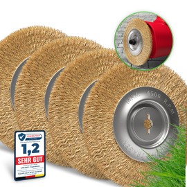 GARLINGO Joint Brush Set of 4 | Compatible with Einhell Joint Brush BG-EG 1410 GC-EG 1410 GC-CC 18 Li | 10 mm Width | Replacement Brush Joint Brush