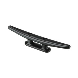 PATIKIL 202mm Nylon Boat Dock Cleat Kayak Small Rope Tie Cleat Dock Marine Deck Boat Canoe Kayak Decoration Black