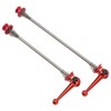CANSUCC 2pcs Bicycle Wheel Skewer Aluminum Alloy Quick Release Titanium