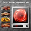1800W Electric Hot Plate with Infrared Heating & 9 Power