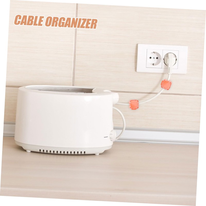 jojofuny Magnetic Wire Holder Desk Cable Clips Cable Organizer Clip