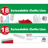SAIF Retractable 18m 5 Lines Washing Line Laundry Wall Mounted