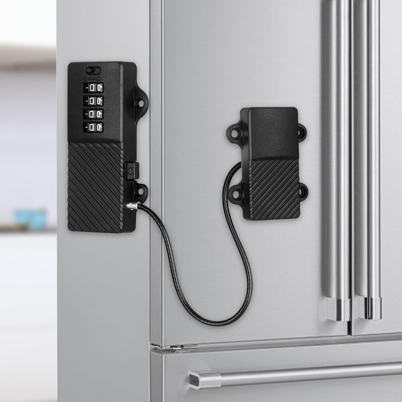 Culinavog Fridge Lock with Code, No Drilling, Fridge Lock with