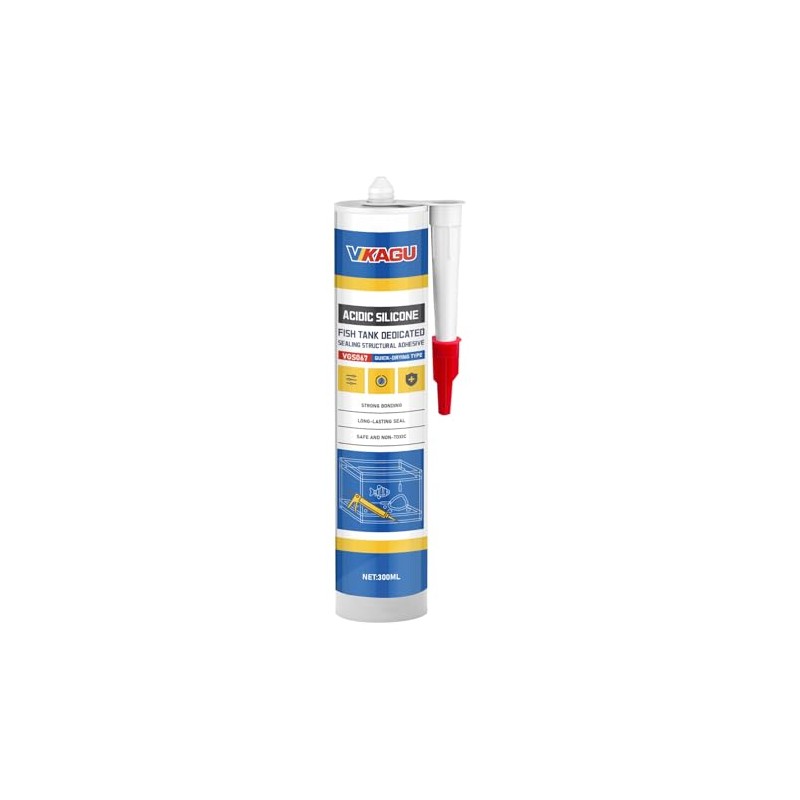 VGS067 Fish Tank Glass Aquarium Silicone Sealant Clear