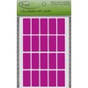 Purple Rectangle Stickers 1.57 Inch X 0.75 Inch - Color
