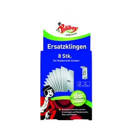 Poliboy - 8 Ersatzklingen - Für Poliboy Glaskeramik/Ceran Schaber