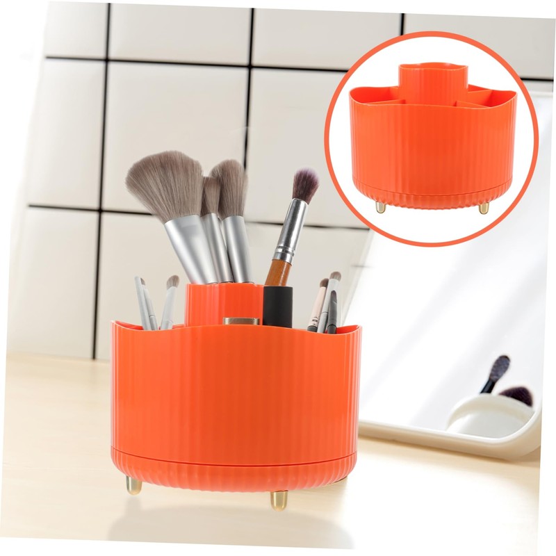 CHILDWEET Rotatable Storage Tube Makeup Brush Storage Holder Makeup Brush