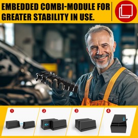 Modular Wrench Organizer, Customizable Organizer Set for Tool Box, Wrench Holder for Tool Drawer Storage or Workshop(Comes in a colorful box of 40)