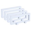 QUARKZMAN Pack of 4 3D Floating Display Case, 7.1 x