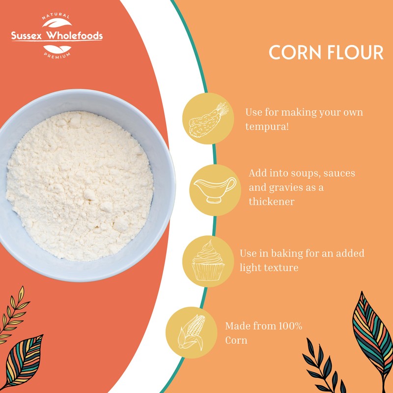 Corn Flour (Starch) 500g (Sussex Wholefoods)