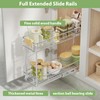 ROOMTEC Pull Out Cabinet Organizer With Wooden Handle 10½" W