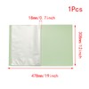 Lilaly 1 Pack Document Organizer Folio, Binder with Plastic Sleeves