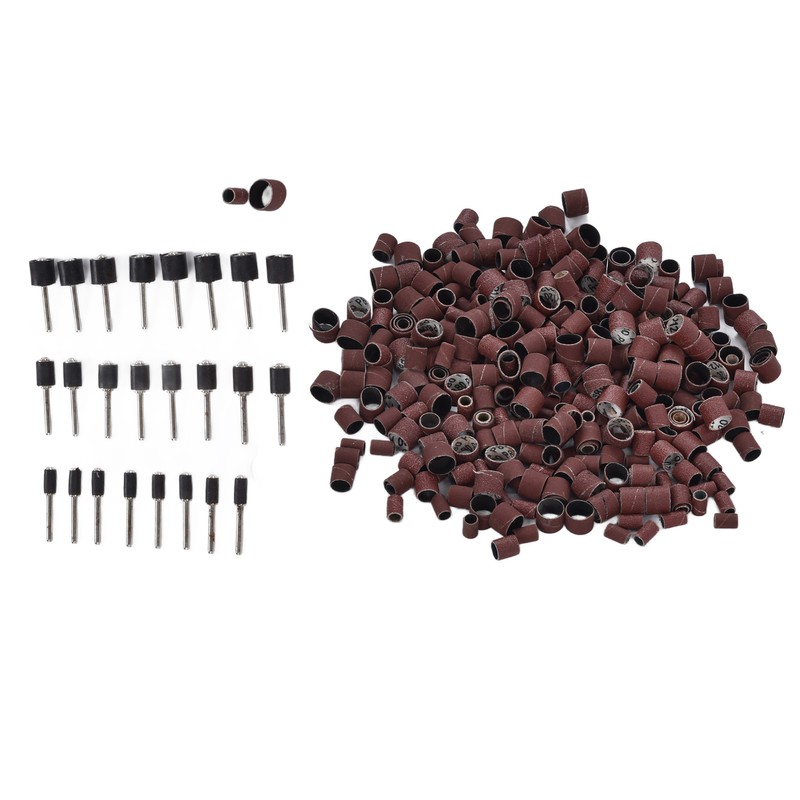 384Pcs Sanding Drum Sleeve Set Resin Drums Mandrels for Nuclear
