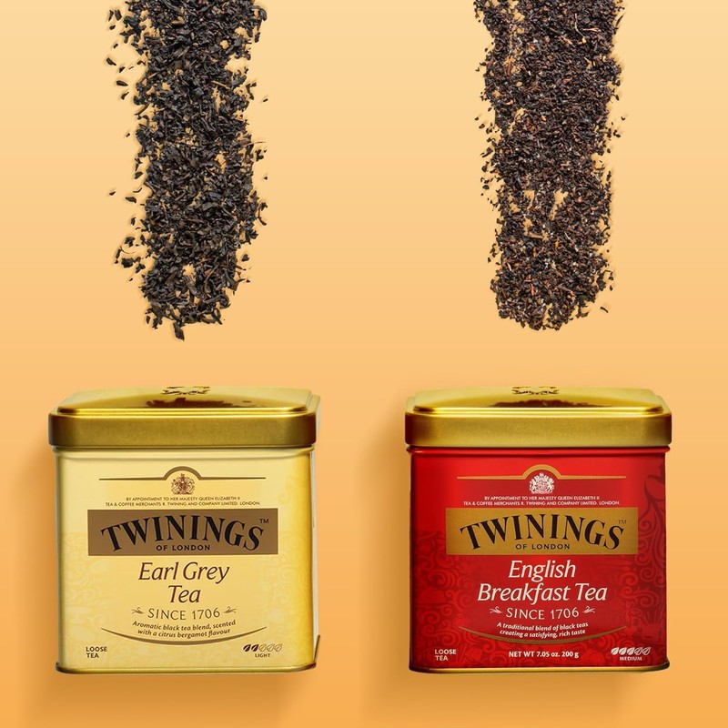 Twinings Earl Grey Tea, Loose Tea, 7.05 oz Tins