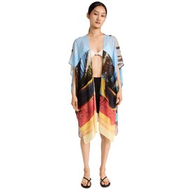 Rag & Bone Women's Beach Summer Wrap, Multi, One Size