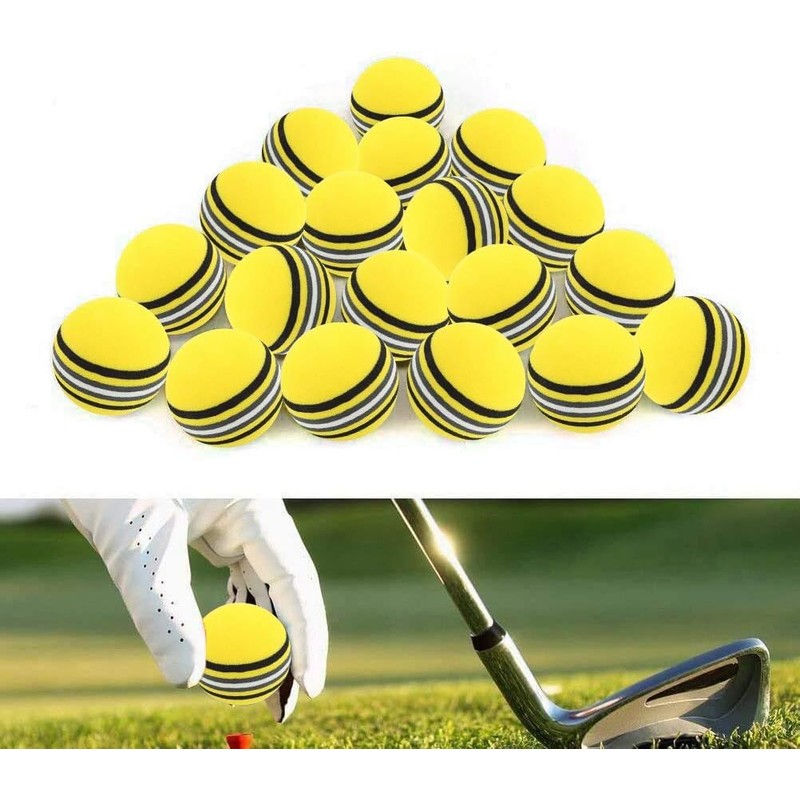 LANODO 20pcs Golf Practice Balls Indoor Golf Lotus Equipment Sponge