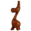 ART-CRAFT Wooden Giraffe Wood Carving Natural Miniature Height 10 cm