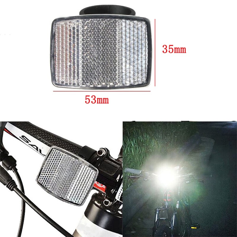 YUNYAN 7 Piece Bicycle Reflector Set Bicycle Reflectors Front Rear
