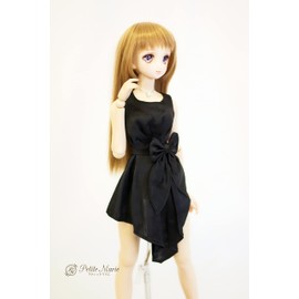 Petite Marie No.0073 1/3 DD Compatible Adult Cute Black Color Sleeveless Dress 23.6 inches (60 cm) Doll BJD Doll Clothes