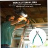 IWOWHERO Precision Side Cutters Sharp Nose Pliers for Electrical Repair