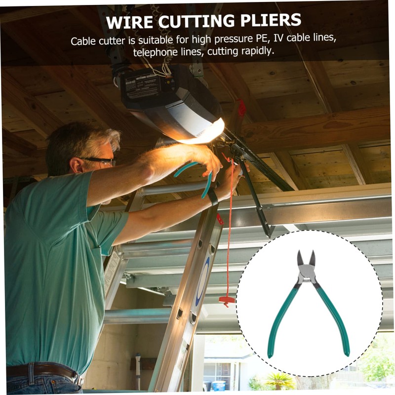 IWOWHERO Precision Side Cutters Sharp Nose Pliers for Electrical Repair