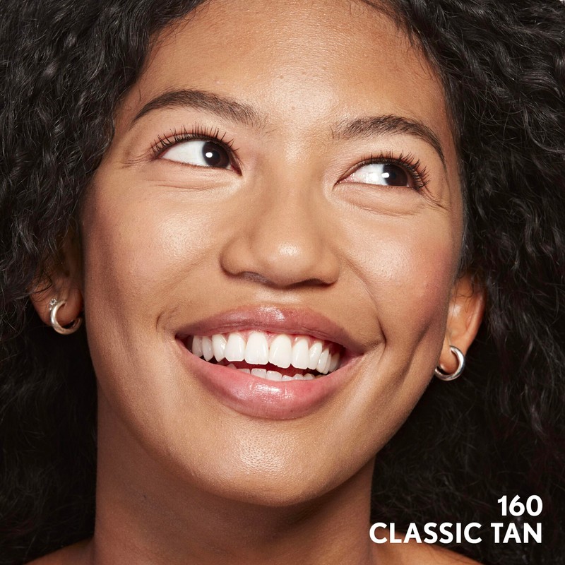 COVERGIRL Clean Invisible Foundation Makeup, Dewy & Glowy Natural Finish,