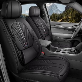 Unbranded Fit for Toyota Camry 2012-2024 Full Set Front&Rear Car PU Leather Seat Covers