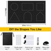 100% Blackout Curtains Bedroom No Drill DIY Curtains 57"W x