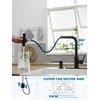 Black Kitchen Faucets with Pull Down Sprayer,Waterfall Kitchen Sink Faucet