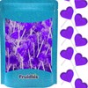 Fruidles Lollipops Mini Heart Shaped Flavored Delicious Lollipop, Individually Wrapped,